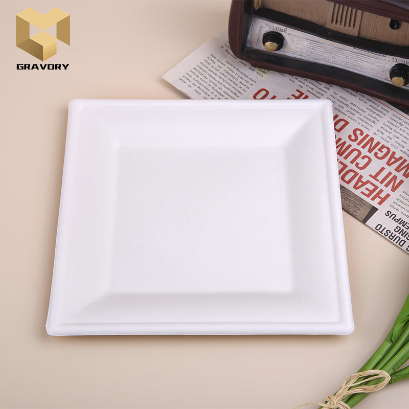 Disposable Biodegradable Disposable Plates  Biodegradable Paper Plates - 9  Inch - Aliexpress