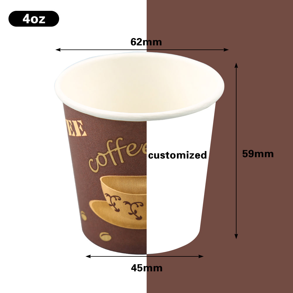 Recycled Paper Coffee 5 Oz Cups Set Custom Printed Disposable Paper Cups -  China Cup and Paper Cup price
