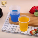 9 oz (250ml) PP plastic recycle cups transparent disposable customized samples