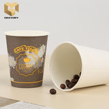 8b oz China take away eco friendly paper cups custom samples
