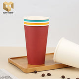 20 oz custom logo printed takeaway single wall coffee cups samples