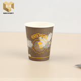 9 oz custom logo printed coffee / tea cups paper disposable samples