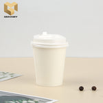 8 oz disposable paper cups Eco friendly customized logo samples