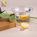 7 oz (200ml) PET cold dessert beverage drink disposable biodegradable plastic cups samples