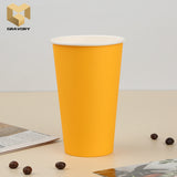 20 oz custom logo printed takeaway single wall coffee cups samples